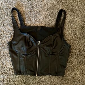 Leather Top